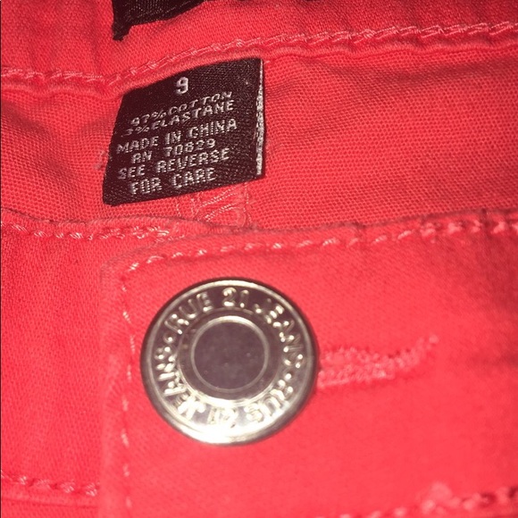 Rue 21 Orange summer jeans! Perfect condition - Picture 2 of 3